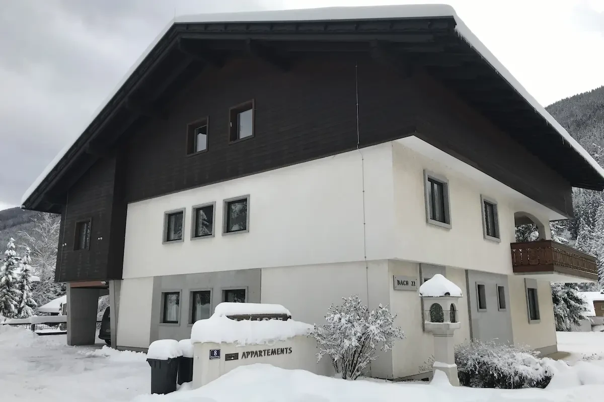 Ansicht von Norden im Winter